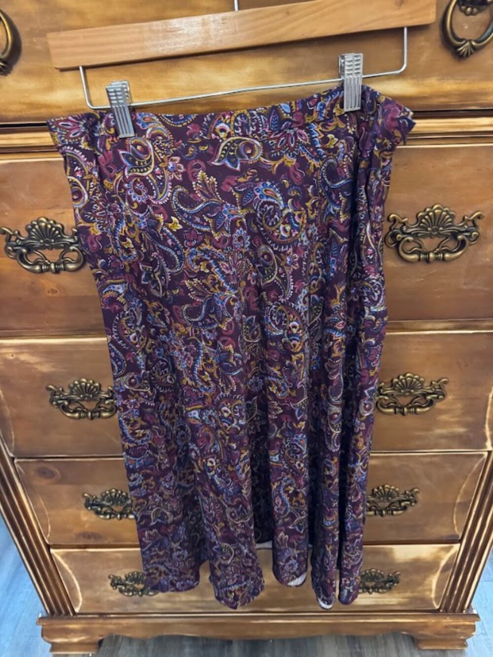 J Jill Paisley Maxi‎ Skirt